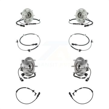 Front Rear Wheel Hub Bearing Extra Sensor Kit For 2010 Ford Expedition Lincoln Navigator K7S-102937