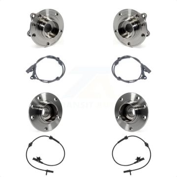 Front Rear Wheel Hub Bearing And ABS Sensor Kit For 2013-2015 Dodge Dart K7S-102938