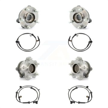 Front Rear Wheel Hub Bearing And ABS Sensor Kit For Nissan Altima Maxima K7S-102946