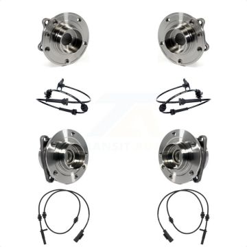 Front Rear Wheel Hub Bearing And ABS Sensor Kit For Chrysler 200 K7S-102955