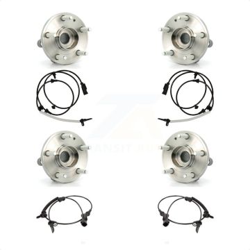 Front Rear Wheel Hub Bearing And ABS Sensor Kit For Ford Police Interceptor Utility K7S-102960
