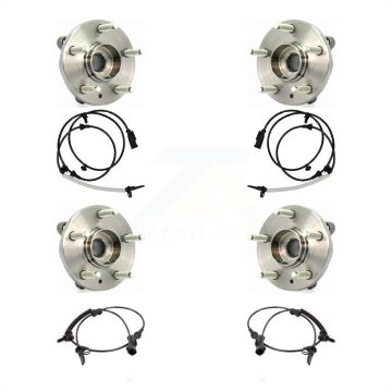 Front Rear Wheel Hub Bearing And ABS Sensor Kit For Ford Taurus with Harness K7S-102961