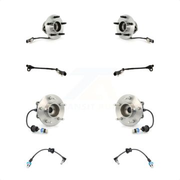 Front Rear Wheel Hub Bearing & Extra Sensor Kit For Saturn Vue Chevrolet Equinox Pontiac K7S-102964