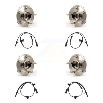 Front Rear Wheel Hub Bearing And ABS Sensor Kit For Chevrolet Camaro with Harness K7S-102968