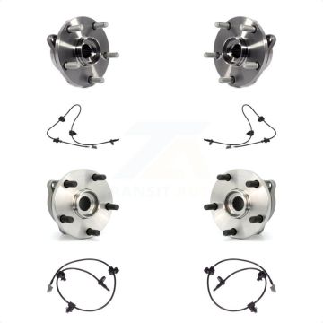 Front Rear Wheel Hub Bearing Sensor Kit For 06-07 Subaru B9 Tribeca 3.0L with 4-Wheel ABS K7S-102970