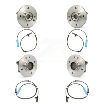 Front Rear Wheel Hub Bearing & Sensor Kit For 2002-2005 Mini Cooper 1.6L with 4-Wheel ABS K7S-102985