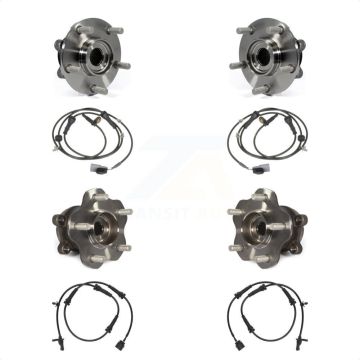 Front Rear Wheel Hub Bearing And ABS Sensor Kit For Nissan Juke with Harness K7S-102988