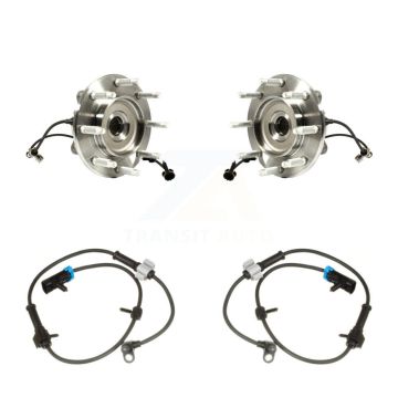 Front Wheel Hub Bearing & Extra Sensor Kit For Chevrolet Silverado 1500 HD RWD with 6.0L K7S-103035