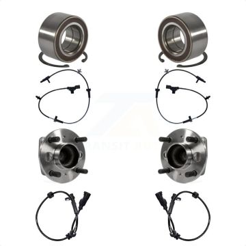 Front Rear Wheel Bearing And ABS Sensor Kit For Ford Fiesta with Harness K7S-103141