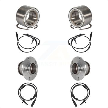 Front Rear Wheel Bearing And ABS Sensor Kit For Ram ProMaster 2500 3500 1500 K7S-103142