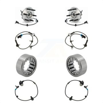 Front Rear Wheel Bearing Extra Sensor Kit For 2008-2012 Chevrolet Express 1500 GMC Savana K7S-103155