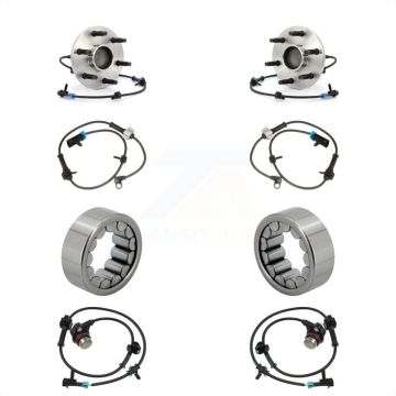 Front Rear Wheel Bearing Extra ABS Sensor Kit For Chevrolet Avalanche 1500 Tahoe Cadillac K7S-103158