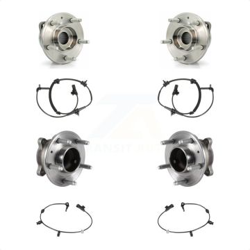 Front Rear Wheel Hub Bearing ABS Sensor Kit For Buick Verano Chevrolet Volt with Harness K7S-103258