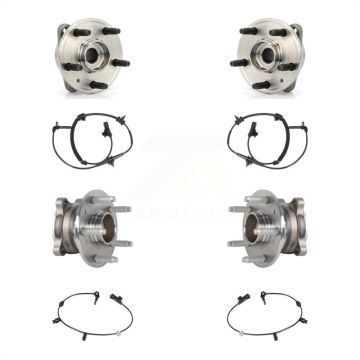 Front Rear Wheel Hub Bearing ABS Sensor Kit For 2016 Chevrolet Cruze Limited with Harness K7S-103259