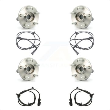 Front Rear Wheel Hub Bearing And ABS Sensor Kit For Ford Explorer K7S-103261