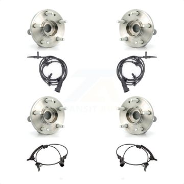 Front Rear Wheel Hub Bearing And ABS Sensor Kit For Ford Explorer K7S-103263