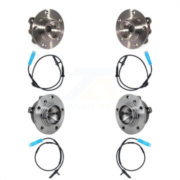 Front Rear Wheel Hub Bearing & Sensor Kit For Mini Cooper Countryman Paceman with Harness K7S-103266