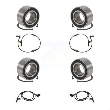 Front Rear Wheel Bearing And ABS Sensor Kit For 2007 Mercedes-Benz C280 with Harness K7S-103283
