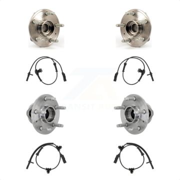 Front Rear Wheel Hub Bearing And ABS Sensor Kit For Chevrolet Camaro with Harness K7S-103442