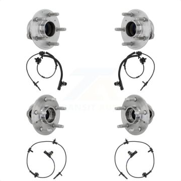 Front Rear Wheel Hub Bearing And ABS Sensor Kit For Cadillac CTS K7S-103443