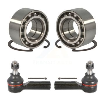 Front Wheel Bearing And Tie Rod End Kit For Toyota Corolla Prizm Geo Chevrolet K7T-100003