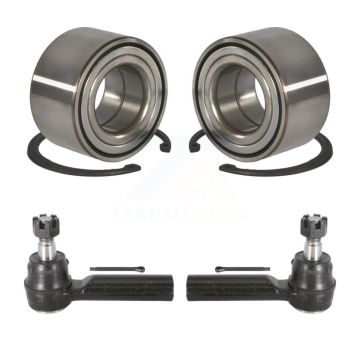 Front Wheel Bearing And Tie Rod End Kit For Ford Escape Mazda Tribute Mercury Mariner K7T-100034