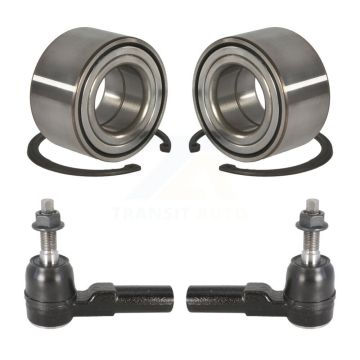 Front Wheel Bearing And Tie Rod End Kit For Ford Escape Mazda Tribute Mercury Mariner K7T-100035