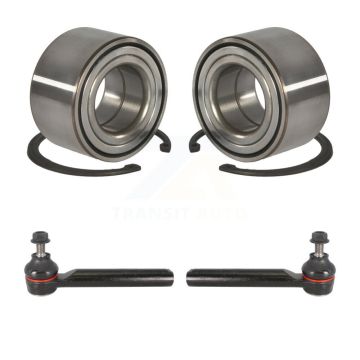 Front Wheel Bearing And Tie Rod End Kit For 2012-2019 Fiat 500 K7T-100064