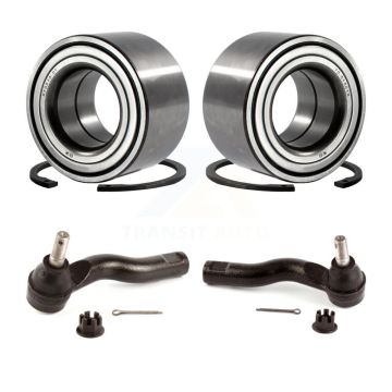 Front Wheel Bearing & Tie Rod End Kit For Ford Fusion Mazda 6 Lincoln MKZ Zephyr Mercury K7T-100073