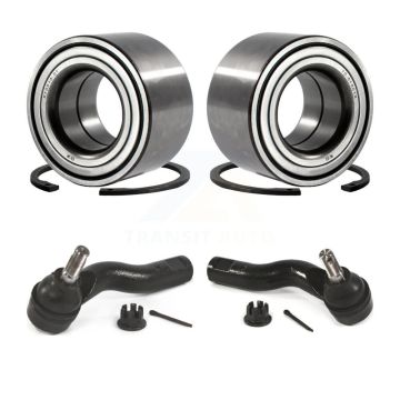 Front Wheel Bearing And Tie Rod End Kit For Ford Fusion Lincoln MKZ K7T-100074