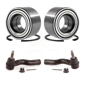 Front Wheel Bearing And Tie Rod End Kit For Ford Fusion Lincoln MKZ Mercury Milan K7T-100075