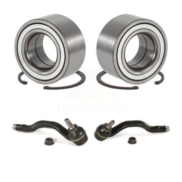 Front Wheel Bearing And Tie Rod End Kit For 2001-2005 BMW 325xi 330xi K7T-100116