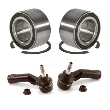 Front Wheel Bearing And Tie Rod End Kit For 2017-2019 Lincoln MKC K7T-100146