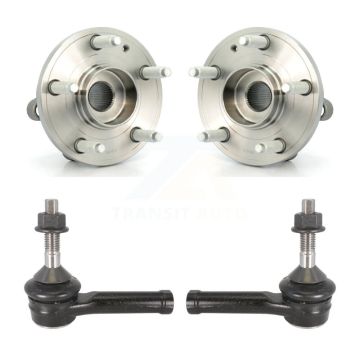 Front Wheel Bearing And Tie Rod End Kit For Ford Explorer Police Interceptor Utility K7T-100164