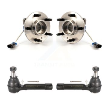 Front Wheel Bearing & Tie Rod End Kit For Chevrolet Impala Pontiac Montana Venture Grand K7T-100175