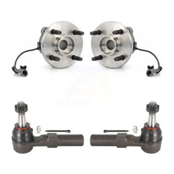 Front Wheel Bearing & Tie Rod End Kit For Chevrolet Cobalt Pontiac G5 Saturn Ion Pursuit K7T-100195