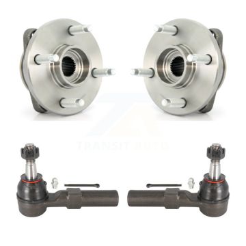 Front Wheel Bearing & Tie Rod End Kit For Chevrolet Cobalt Pontiac G5 Saturn Ion Pursuit K7T-100196