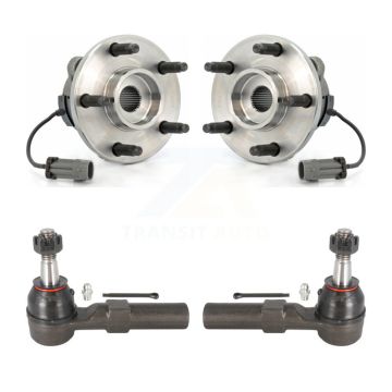 Front Wheel Bearing And Tie Rod End Kit For Chevrolet Cobalt Pontiac G5 Saturn Ion HHR K7T-100197