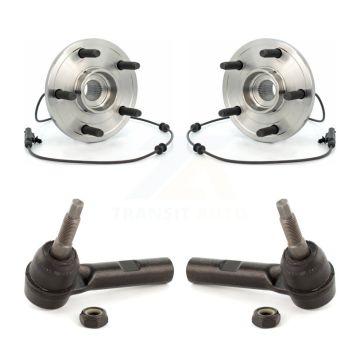 Front Wheel Bearing Tie Rod End Kit For 04-05 Dodge Durango With 15mm Diameter Thread K7T-100198