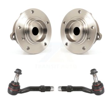 Front Wheel Bearing And Tie Rod End Kit For BMW 530i 650i 525i 645Ci 528i 550i 545i 535i K7T-100200