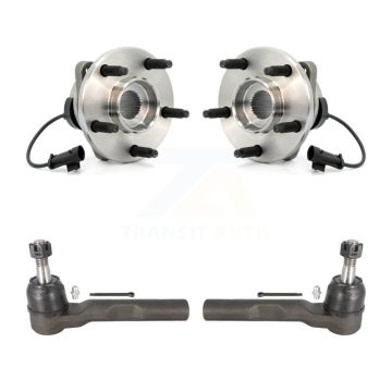 Front Wheel Bearing And Tie Rod End Kit For Chevrolet Malibu Pontiac G6 Saturn Aura K7T-100202