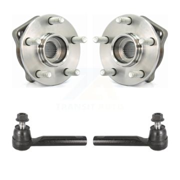 Front Wheel Bearing And Tie Rod End Kit For Subaru Impreza Forester Outback Legacy XV WRX K7T-100205