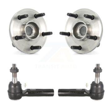 Front Wheel Bearing And Tie Rod End Kit For Dodge Dakota Mitsubishi Raider 2-Wheel ABS K7T-100211
