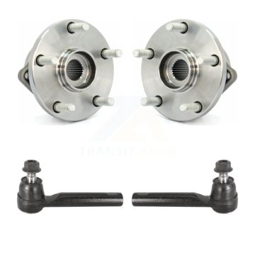 Front Wheel Bearing And Tie Rod End Kit For 2008-2014 Subaru Tribeca K7T-100215