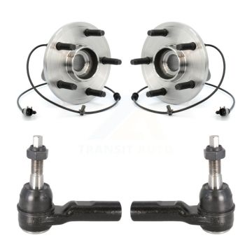 Front Wheel Bearing Tie Rod End Kit For 06-07 Dodge Durango With 16mm Diameter Thread K7T-100223