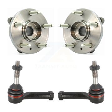 Front Wheel Bearing And Tie Rod End Kit For Ford Taurus Flex Lincoln MKS MKT K7T-100225