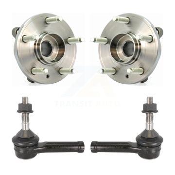 Front Wheel Bearing And Tie Rod End Kit For Ford Flex Lincoln MKT K7T-100226