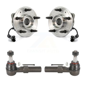 Front Wheel Bearing And Tie Rod End Kit For Chevrolet Equinox Pontiac Torrent Saturn Vue K7T-100227