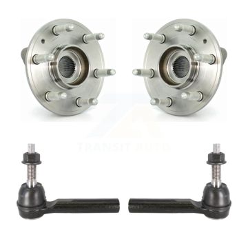 Front Wheel Bearing And Tie Rod End Kit For GMC Acadia Buick Enclave Chevrolet Traverse K7T-100228