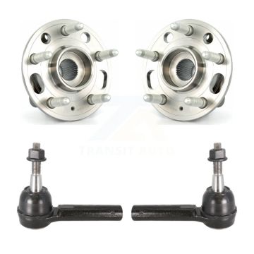 Front Wheel Bearing And Tie Rod End Kit For 2010-2017 Chevrolet Equinox GMC Terrain K7T-100231